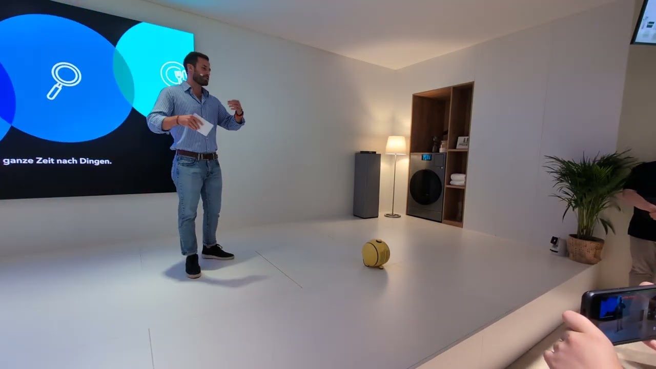 Samsung Ballie demonstration IFA 2024