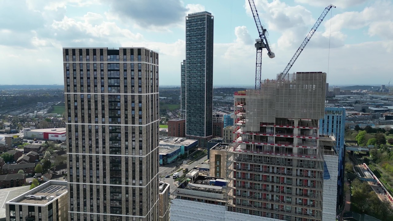 [4K] North Acton | London by Drone