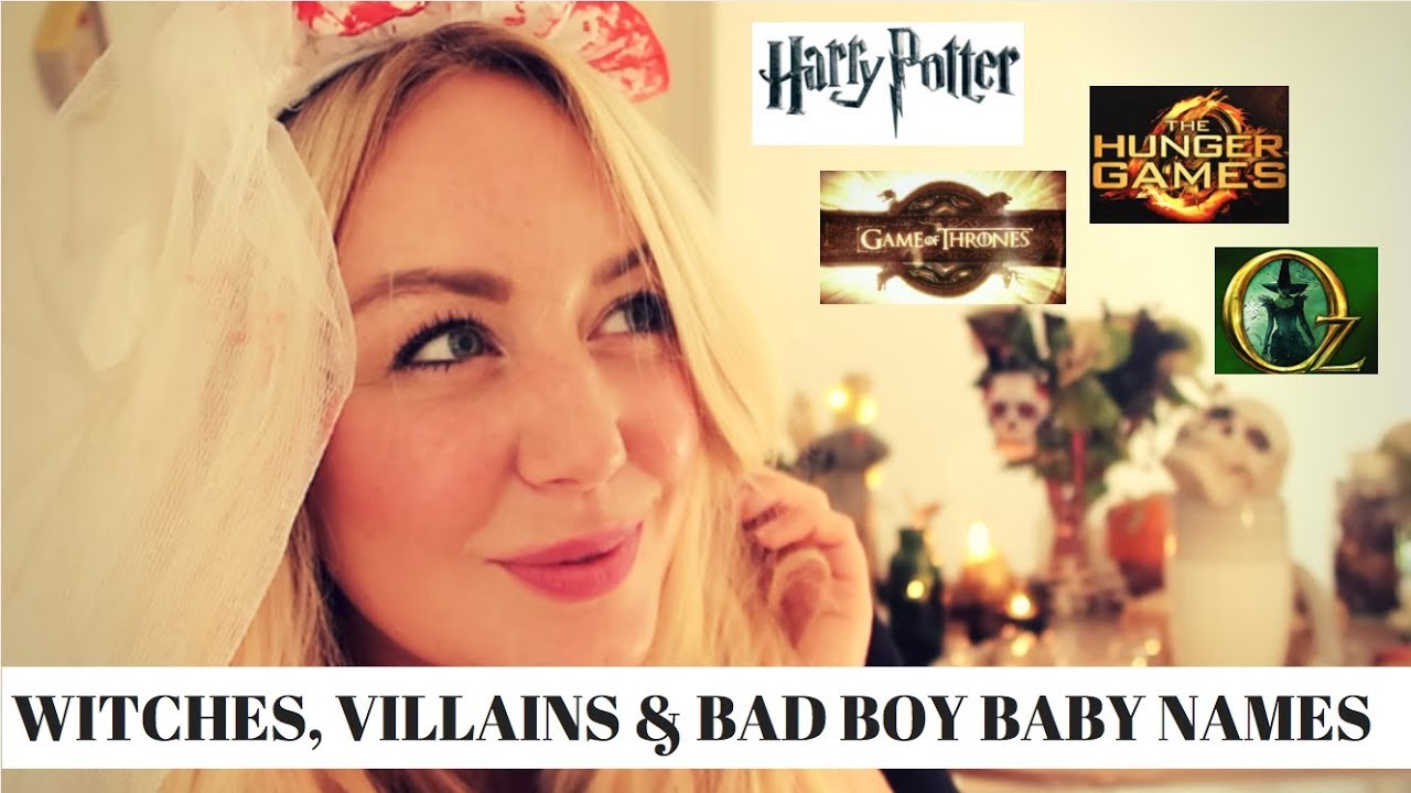 ENCHANTING HALLOWEEN BABY NAMES! WITCHES, VILLAINS & BAD BOYS | SJ STRUM