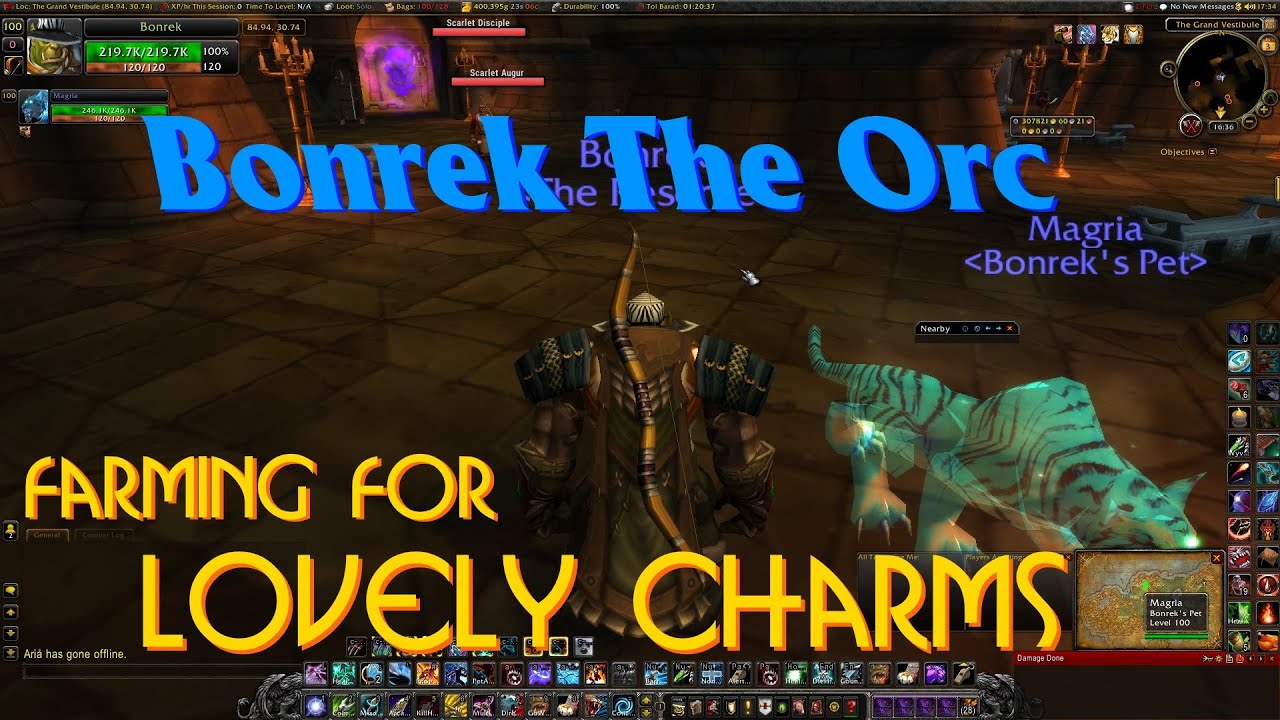 WoW: Farming For Lovely Charms At Level 100