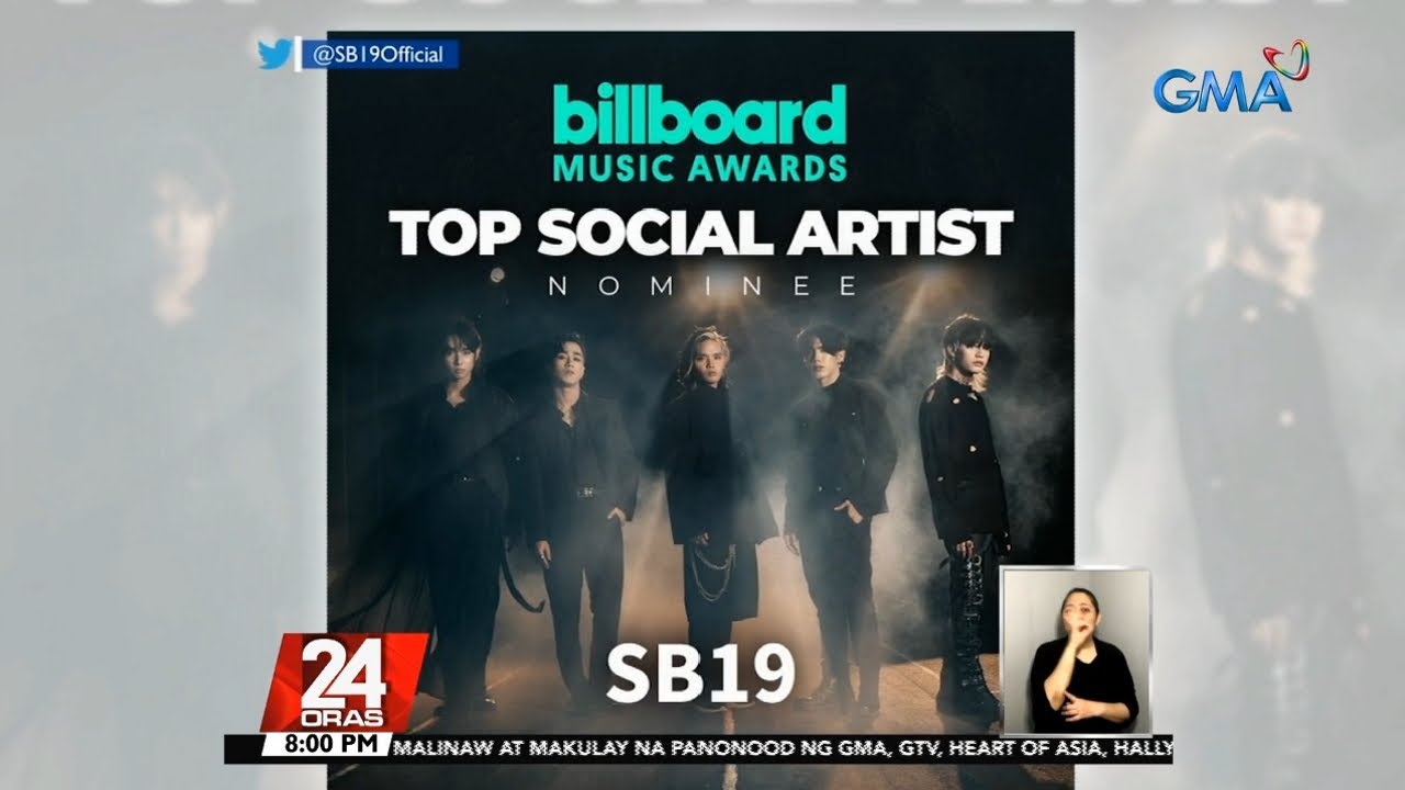 SB19 makes history with Billboard Music Awards nomination | 24 Oras