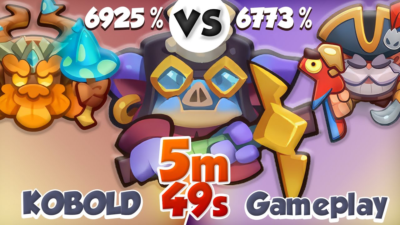 KOBOLD Gameplay with TREANT and SEADOG @ 5:49 mins | PVP Rush Royale