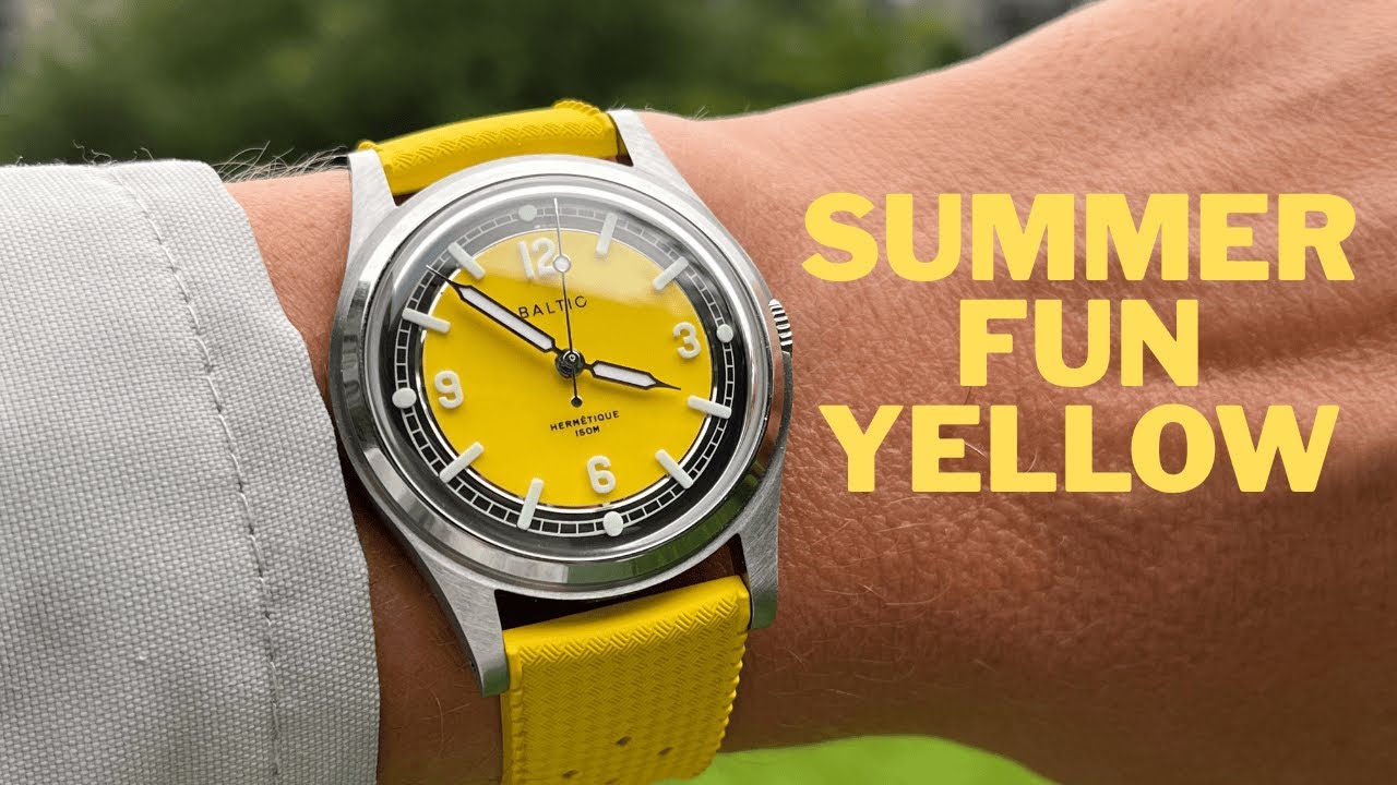 Hands-On | The New Baltic Hermetique Yellow Sports Watch