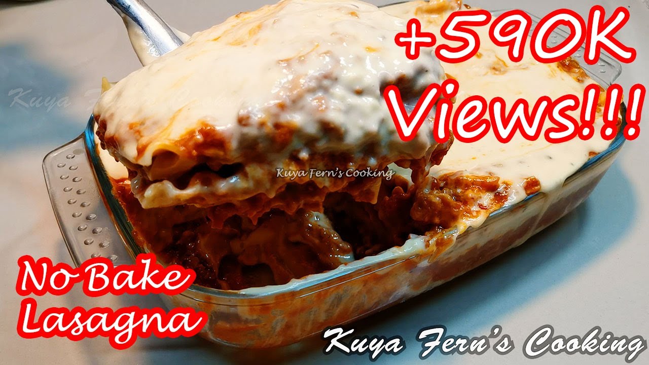 NO BAKE CREAMY LASAGNA WITH WHITE SAUCE!!!