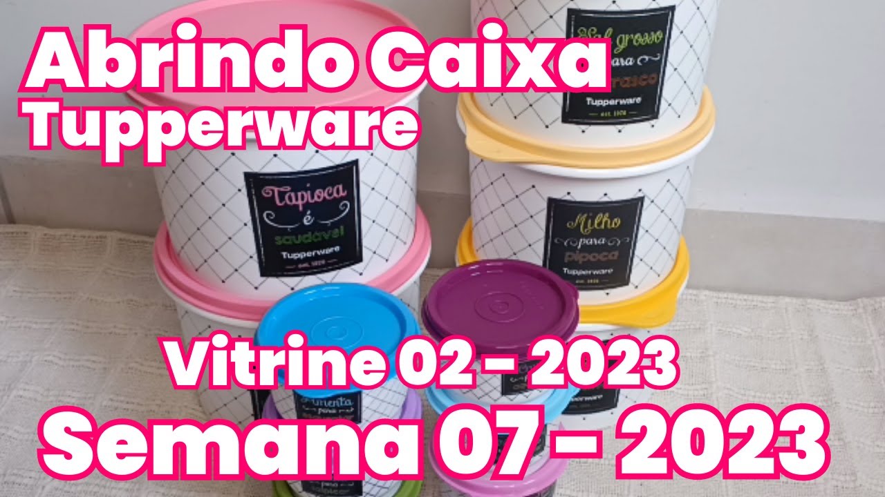 Abrindo Caixa Tupperware da Semana 07 - Unboxing │@franlidertupperware