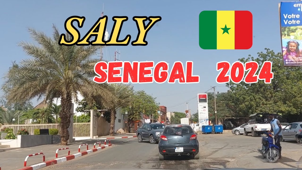 Driving in the tourism area of Saly #saly #senegal #africa #tourism #driving