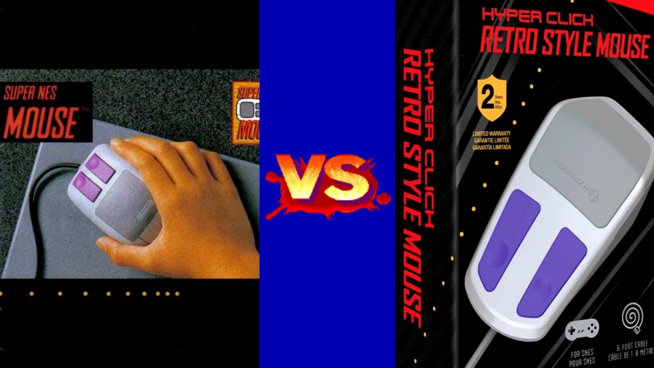 Nintendo SNES Mouse vs. Hyperkin SNES Mouse Performance Comparison