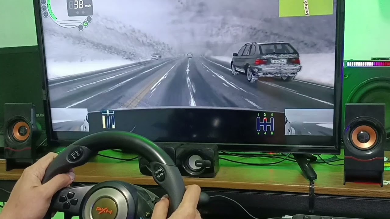 City Car Driving, snow, free driving