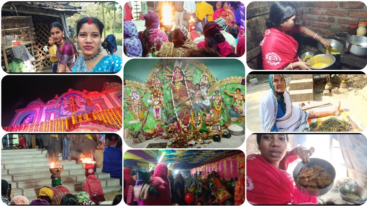 হটাৎ করেই বাবার বাড়ি চলে এলাম ॥কারণ আমাদের গ্রামে শীতলা মা পূজো এই বছর দেখলাম পূজোতে ধুনা পোড়ানো॥🛕