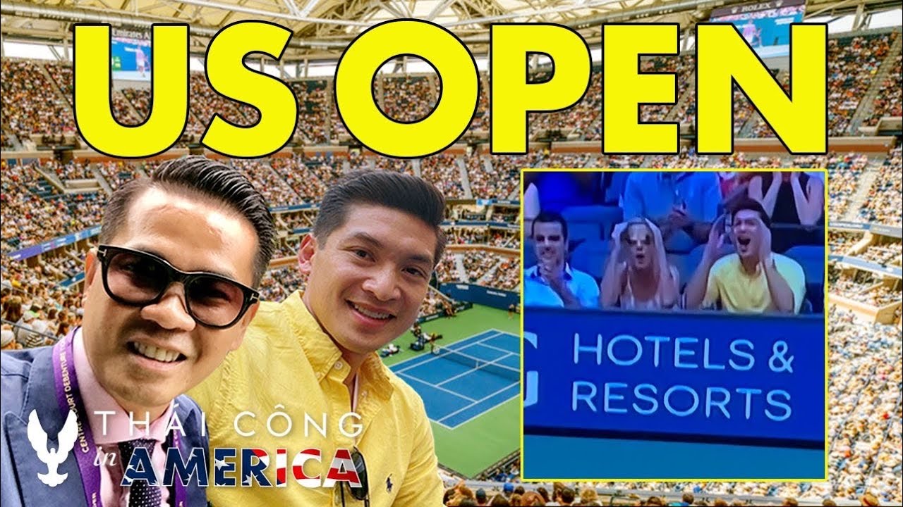 USA TRIP # Tập 39:  Huy Yves đi xem US Open! H&ocirc;m đ&oacute; Th&aacute;i C&ocirc;ng l&agrave;m g&igrave;?