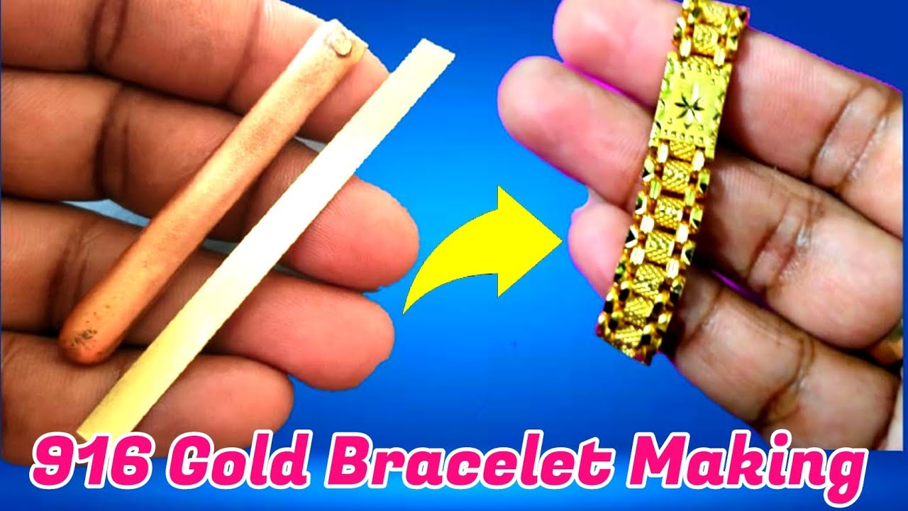 Gold Bracelet Making | How to i Made Bracelet | 916 Bracelet