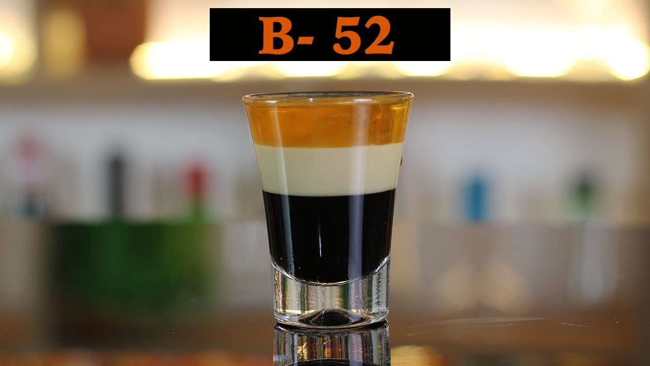 Receita do Shot B 52 Drink em Camadas #coqueteis #coquetelaria #receitas #shots