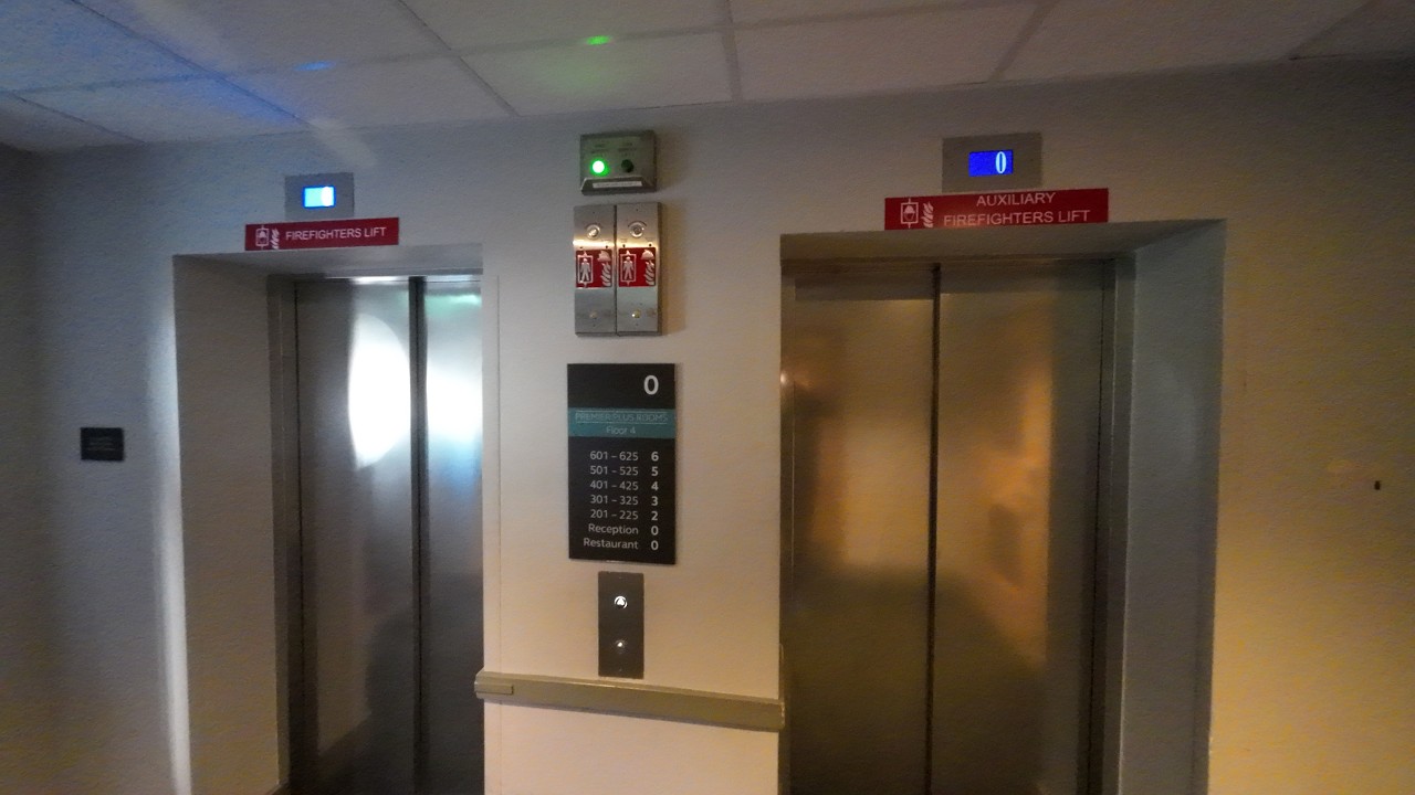 Premier Inn lifts @ Coventry City Centre Belgrade Plaza
