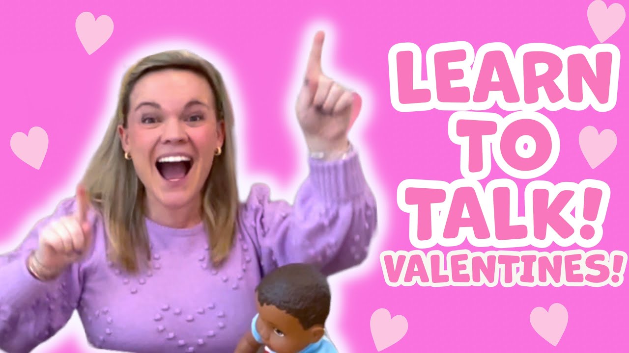 Valentine Toddler Learning & Play Party: How to get Toddler to Talk | What I do in Speech Therapy!