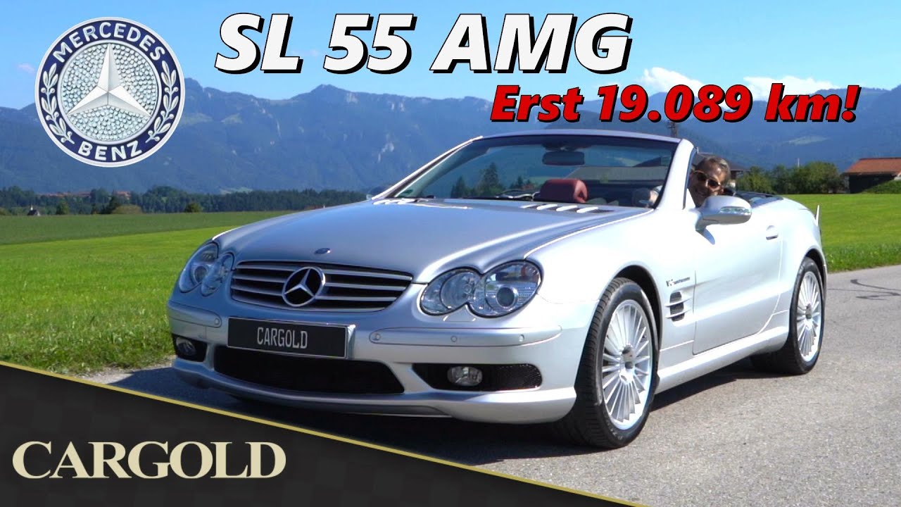 Mercedes SL 55 AMG, 2002, - wieder verfügbar - , 1. Hand, erst 19.089 km! Perfekter Pflegezustand