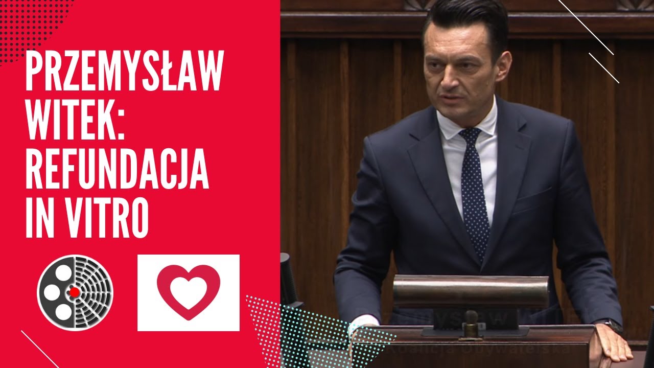 Przemysław Witek - refundacja In vitro