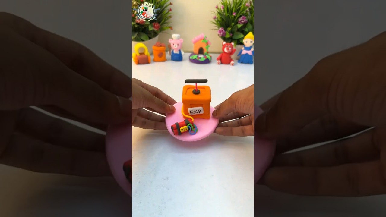 How To Make Clay Mines Bomb With Air Dry Clay | Super Clay Ideas | Clay Bomb