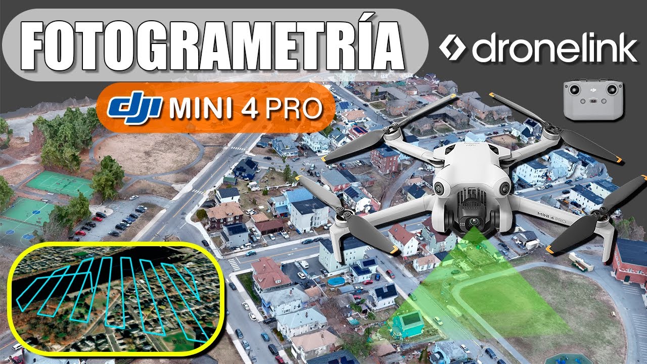Fotogrametría Autónoma con DJI Mini 4 Pro y Dronelink - Tutorial | Mapas 3D con Drones