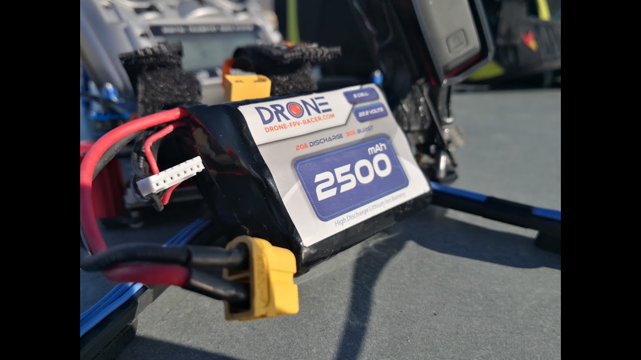 LI-ION PACK DRONEFPVRACER 6S 2500MAH / ENDURANCE TESTING