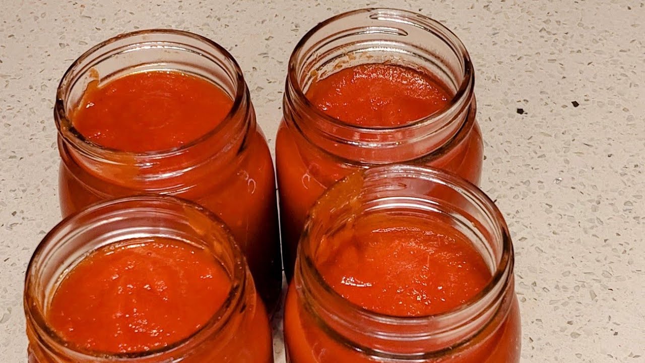 💯Comment faire la purée de tomate, la conservation/garder sa tomate pendant +1an/recette Détaillée💯