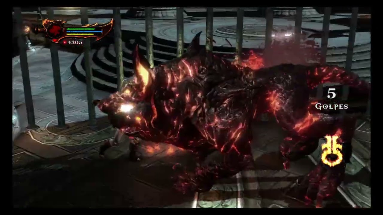 God of War 3 | Cerberus Modo Caos (Muy Difícil) | 02:23 RIP