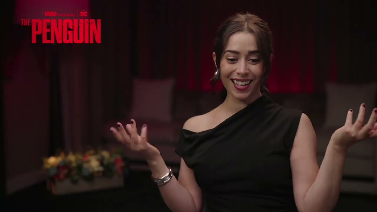 The Penguin star Cristin Milioti on the gun and the gas mask in ep. 4 and channeling Batman Forever