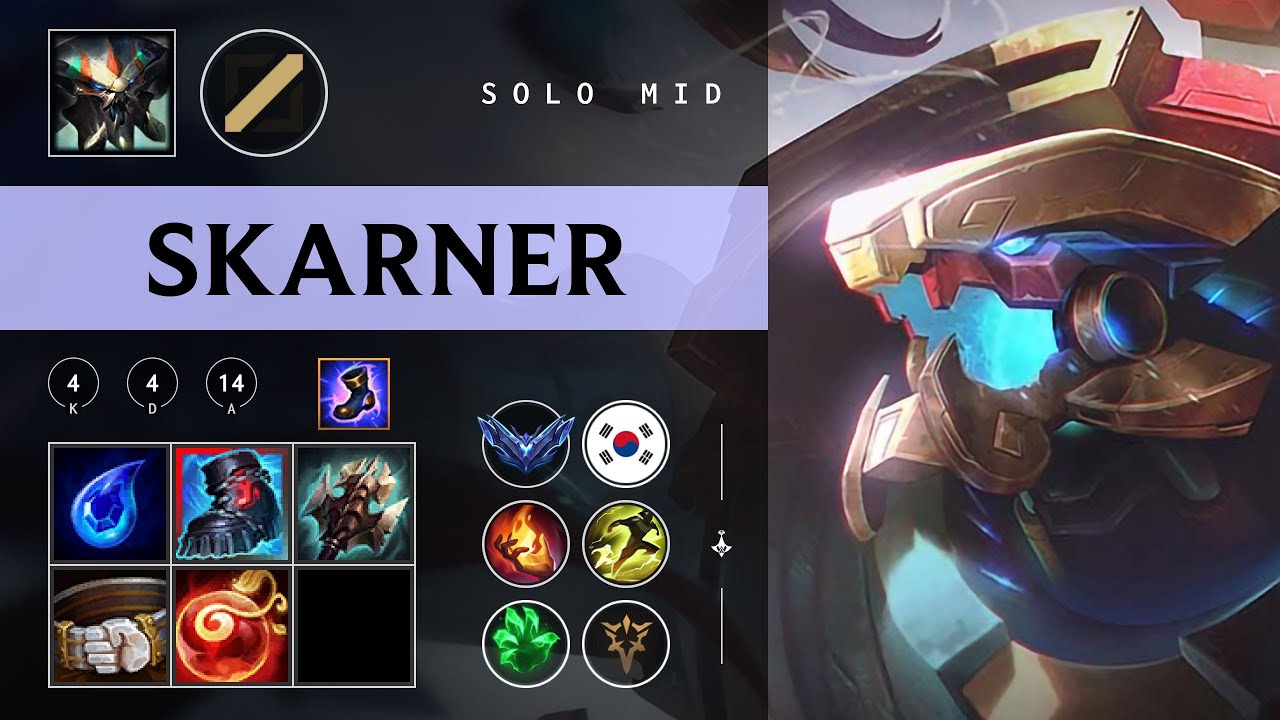 Skarner Mid vs Katarina - KR Diamond Patch 26.01