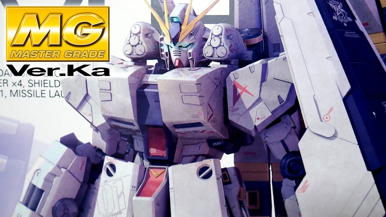 パーツ点数多すぎてまた30分の長尺に「MG 1/100 νガンダム HWS Ver.Ka(νGUNDAM HWS EQUIPMENT TYPE)ガンプラ」開封・組立・レビュー / 逆襲のシャアMSV