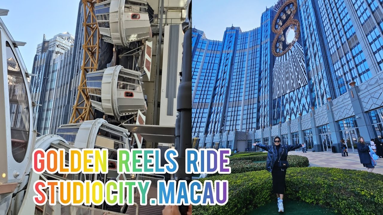 GOLDEN REELS RIDE AT STUDIO CITY MACAU PART 3, TICKET PRICE  100 MOP #studiocity 