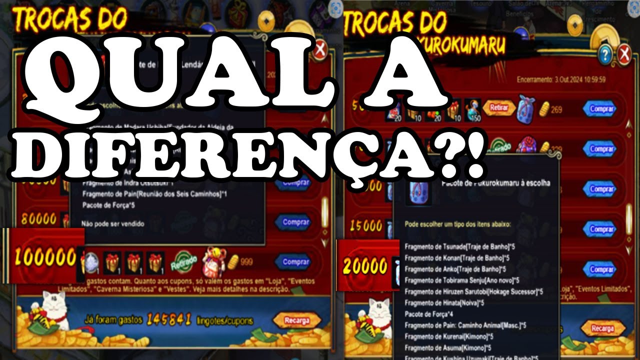 QUANDO GASTAR MENSAL NO FUKURO E QUANDO GUARDAR! FUKUROKUMARU DEZEMBRO - NARUTO ONLINE