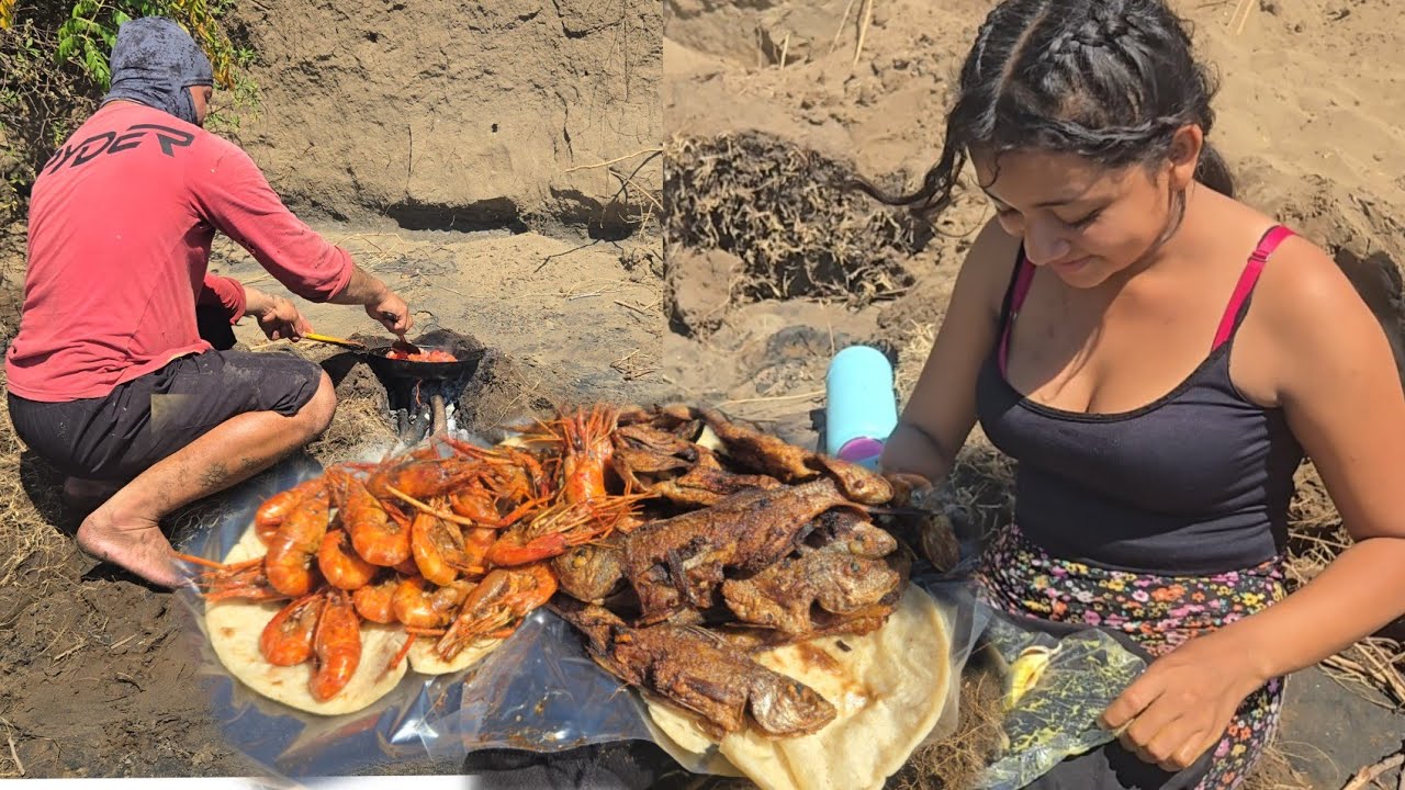 🛑El dia de hoy estamos Cocinando😲 toda la pesca(:AVENTURAS INTIPUQUEÑAS 503:)