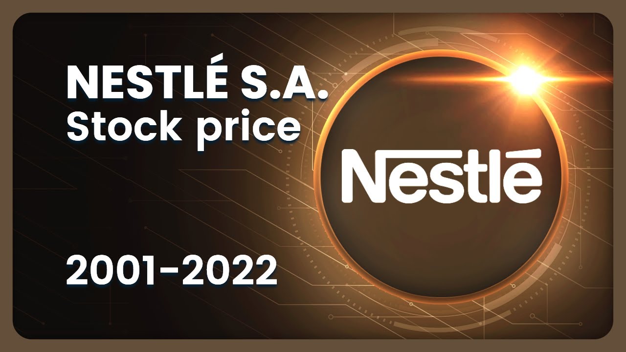 NESTL&Eacute; S.A. (NESN.SW) Stock Price Evolution (CHF) 2001-2022 #finance #stocks #nestle