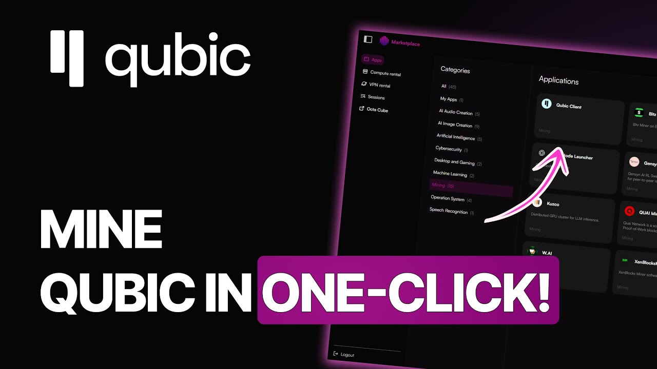 Qubic Mining Made Easy 🔥 | Step-by-Step Setup on OctaSpace