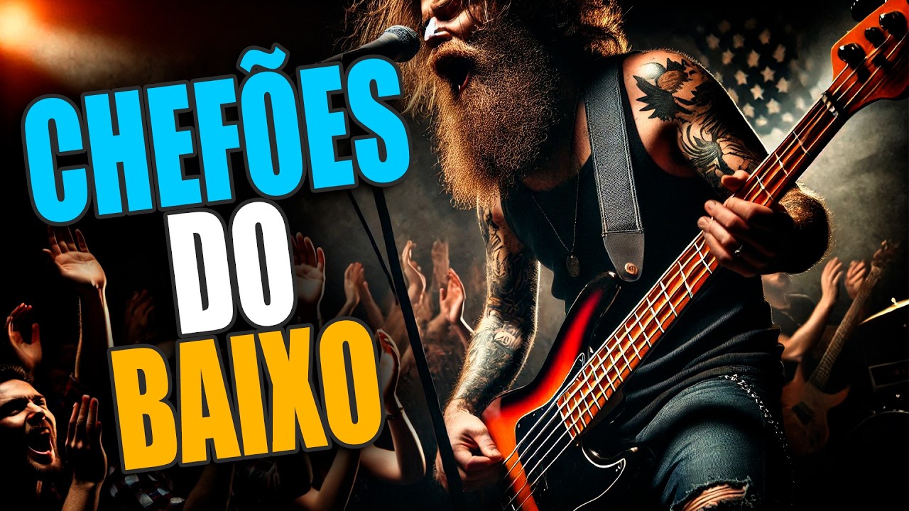 Os 20 Poderosos Chefões Mais Influentes do Baixo Rock | #top20 #baixoeletrico