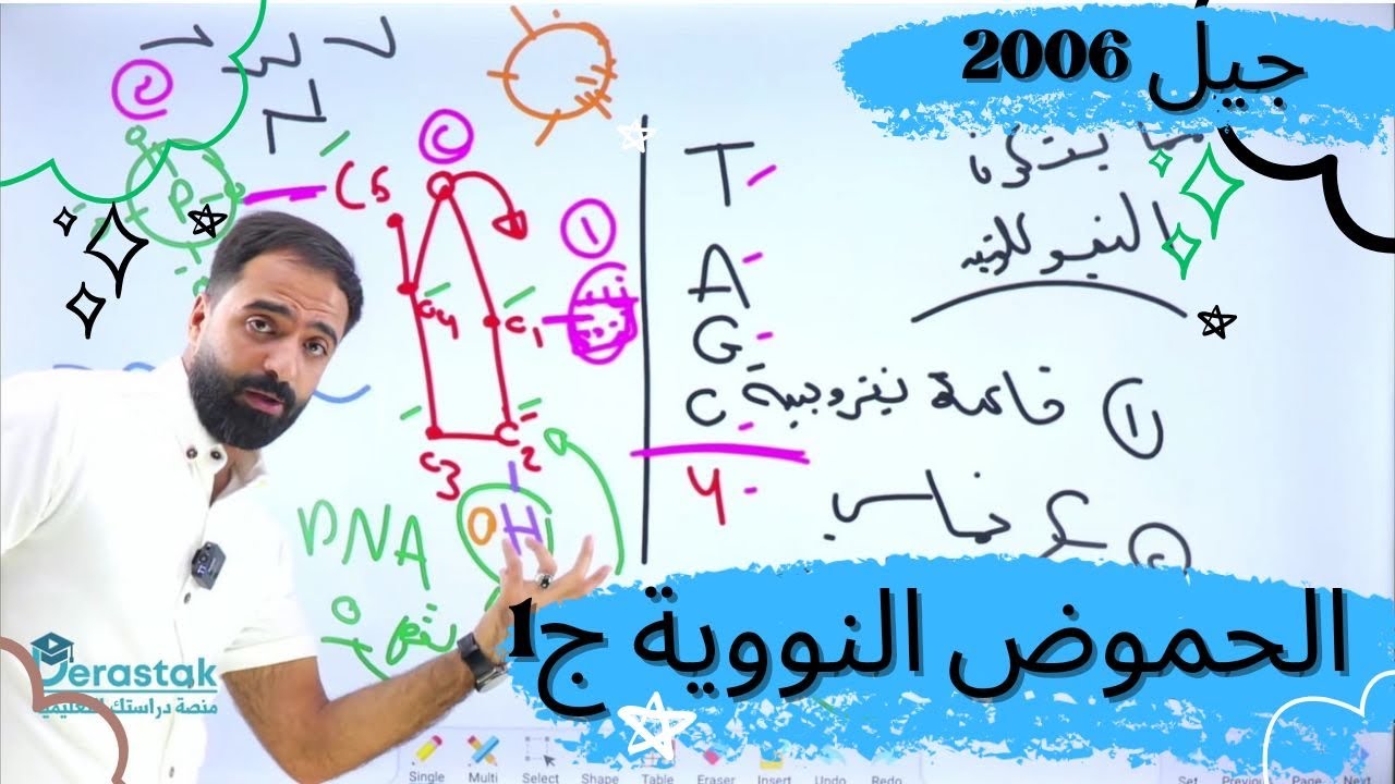 الحموض النووية ج1 || التوجيهي || جيل2006 ||العلوم الحياتية || أ.أنس النجار