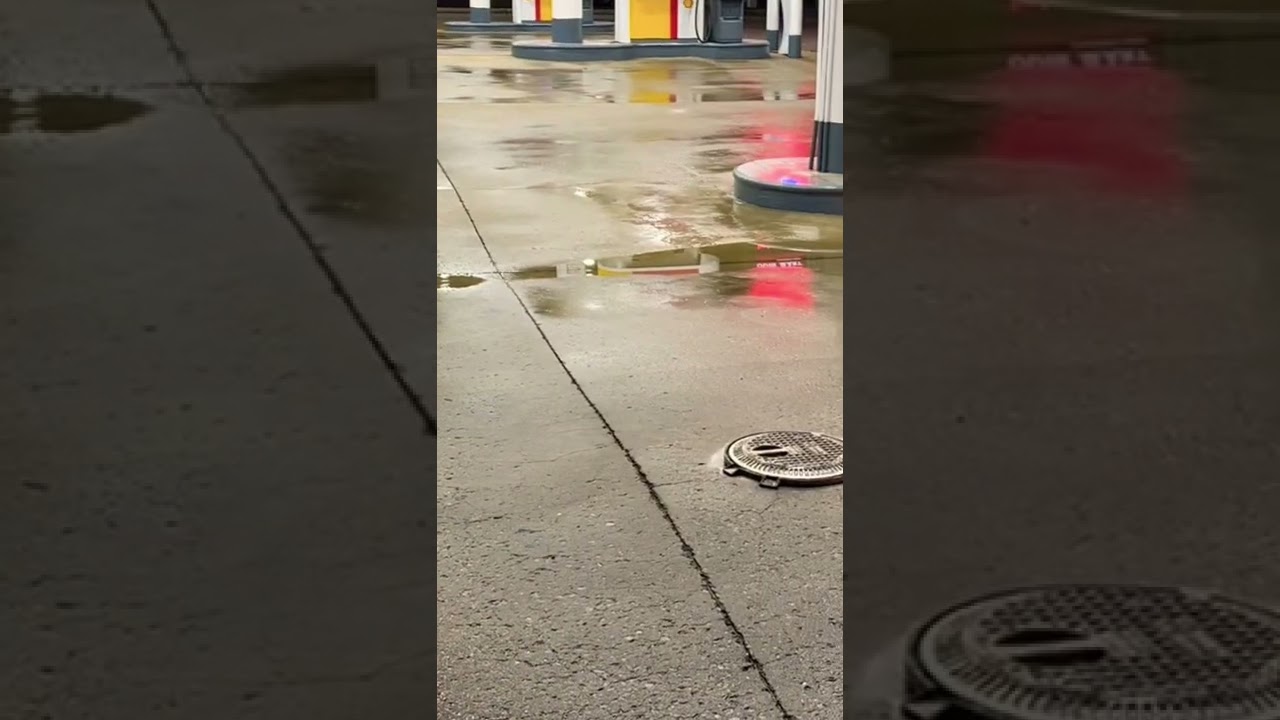 PRESSURE WASHING HELP | HOW TO PRESSURE WASH A GAS STATION #shorts #pressurewashing #powerwashing