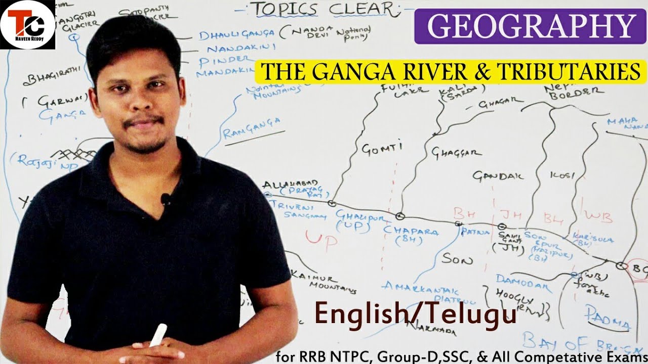 THE GANGA River and It's tributaries in | Telugu | English |