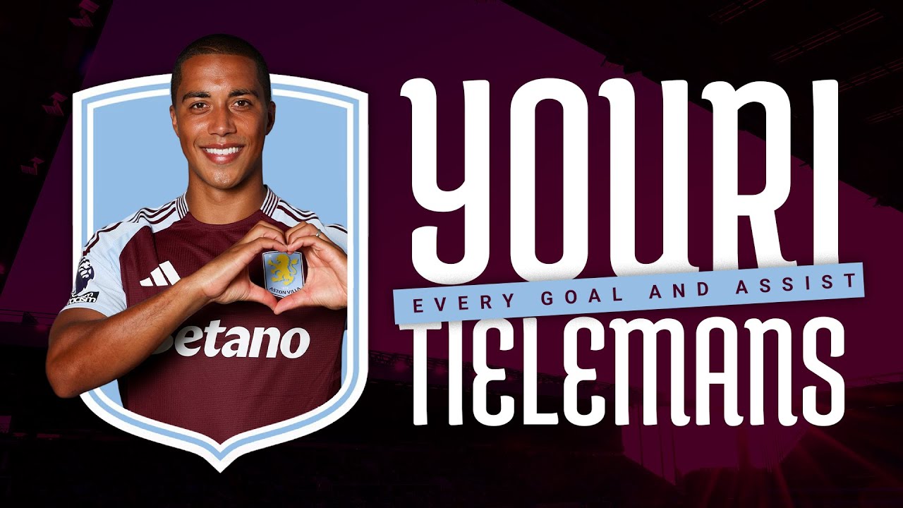 YOURI TIELEMANS | All Goals & Assists of 2024/25