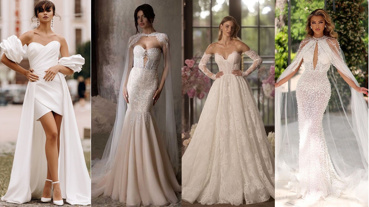 2026's Most Adored White Wedding Dresses Luxury Bridal Wedding Outfit With Royal #wedding