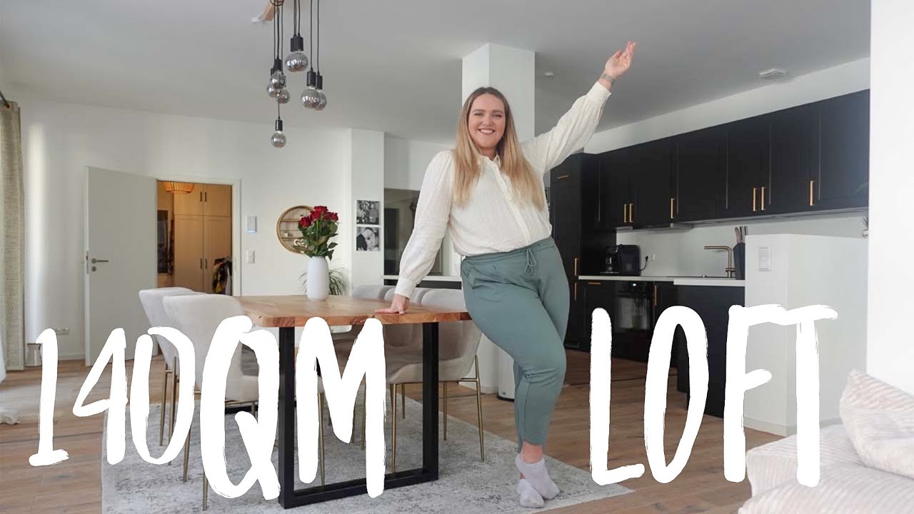 Roomtour unserer 140qm Wohnung im Loft Stil | Anna Kova