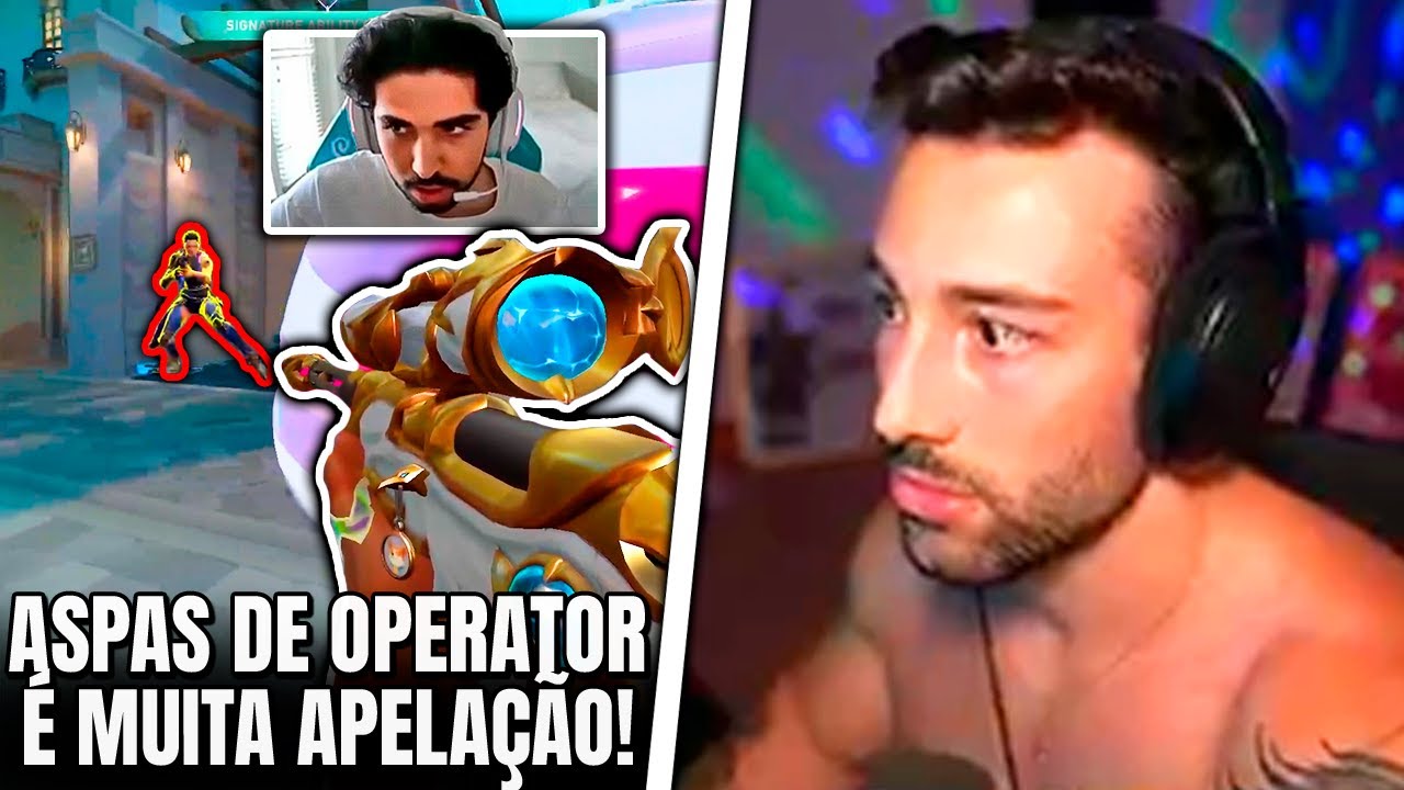 OS INIMIGOS ODEIAM QUANDO ASPAS JOGA DE OPERATOR! TCK FICOU SURPRESO COM JOGADA - VALORANT CLIPS