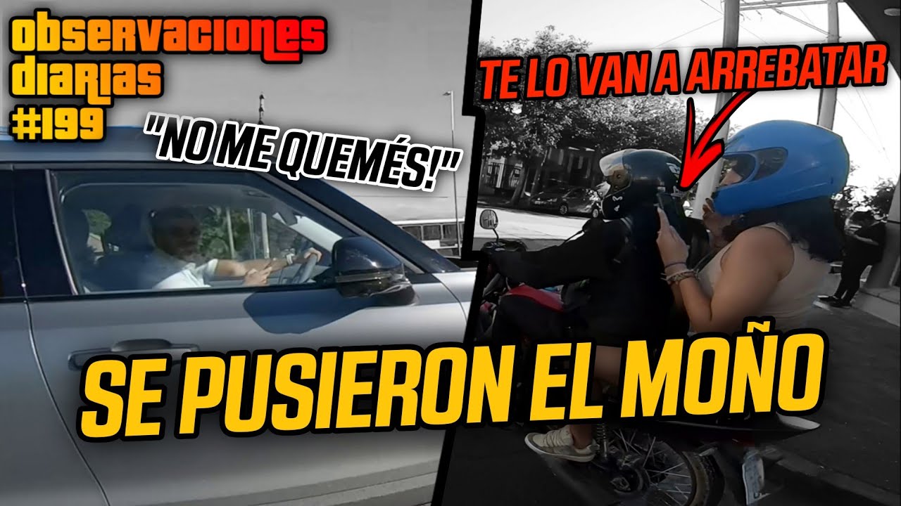 SE PUSO EL MOÑO PARA QUE LE R0B3N EL CELU/ SE DISTRAJO Y CHOCÓ EL AUTO ☠️ Observaciones Diarias 199