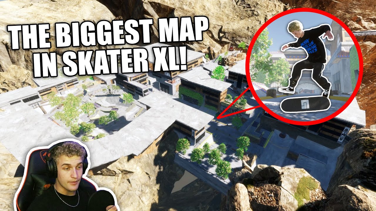Officially the BIGGEST MAP I'VE EVER SKATED! | Skater XL