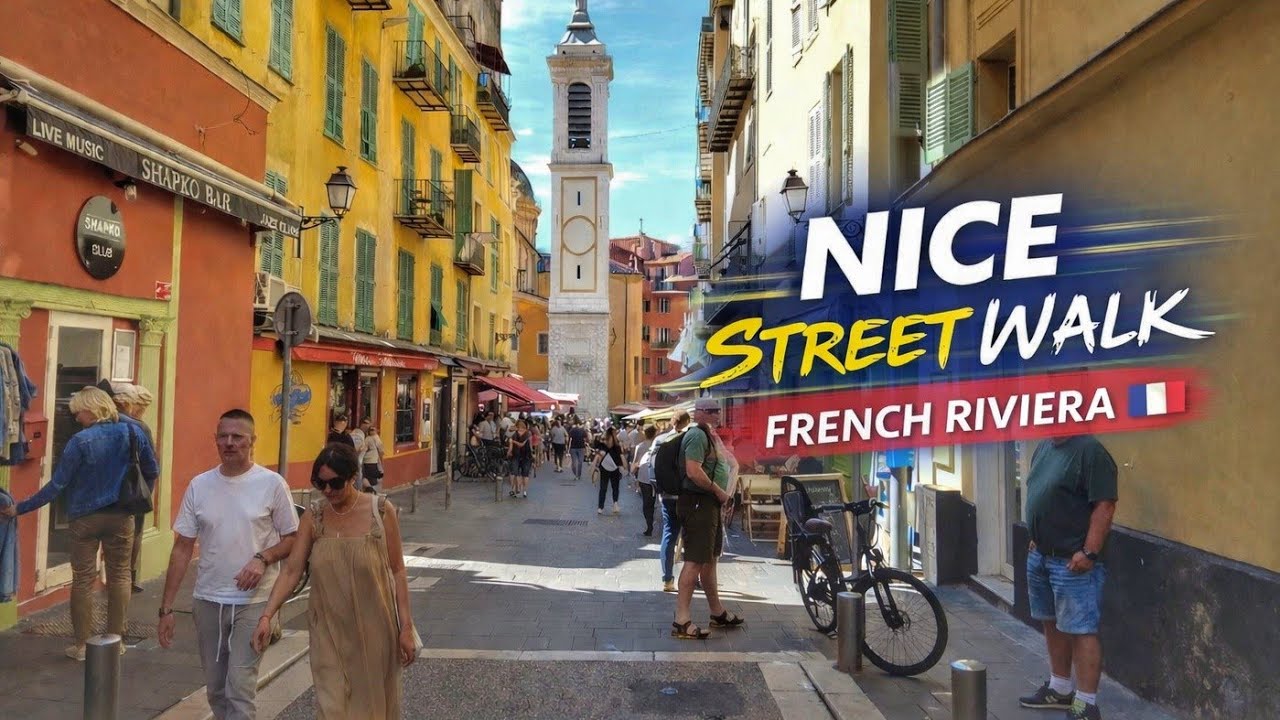 Nice France, Street Walk 🇫🇷 | French Riviera
