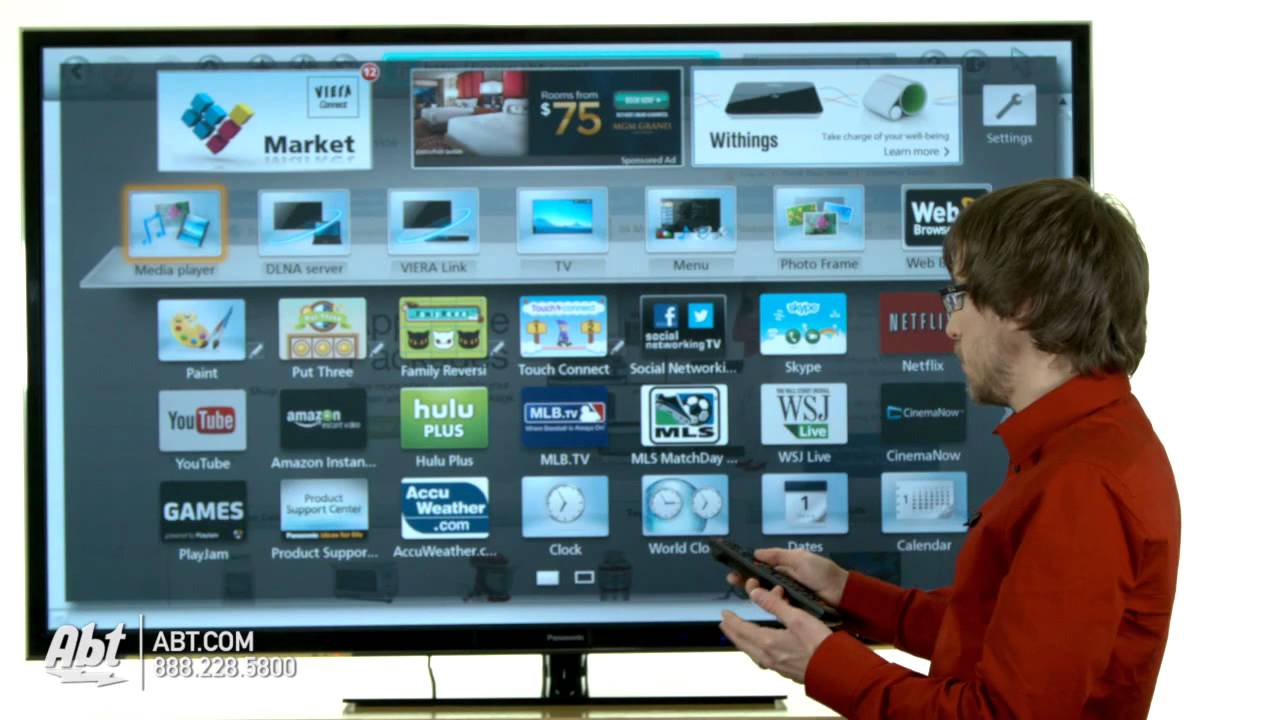 Panasonic TC-P65ST60 65 Inch 1080P 3D Plasma HDTV : Panasonic...