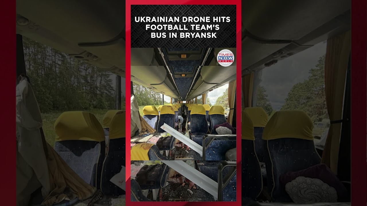 ON CAM: Ukraine StrikesFootball team&rsquo;s bus from Belarus in Russia | Times Now World
