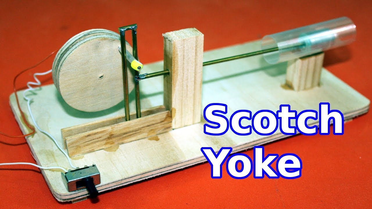 Модель механизма Scotch Yoke
