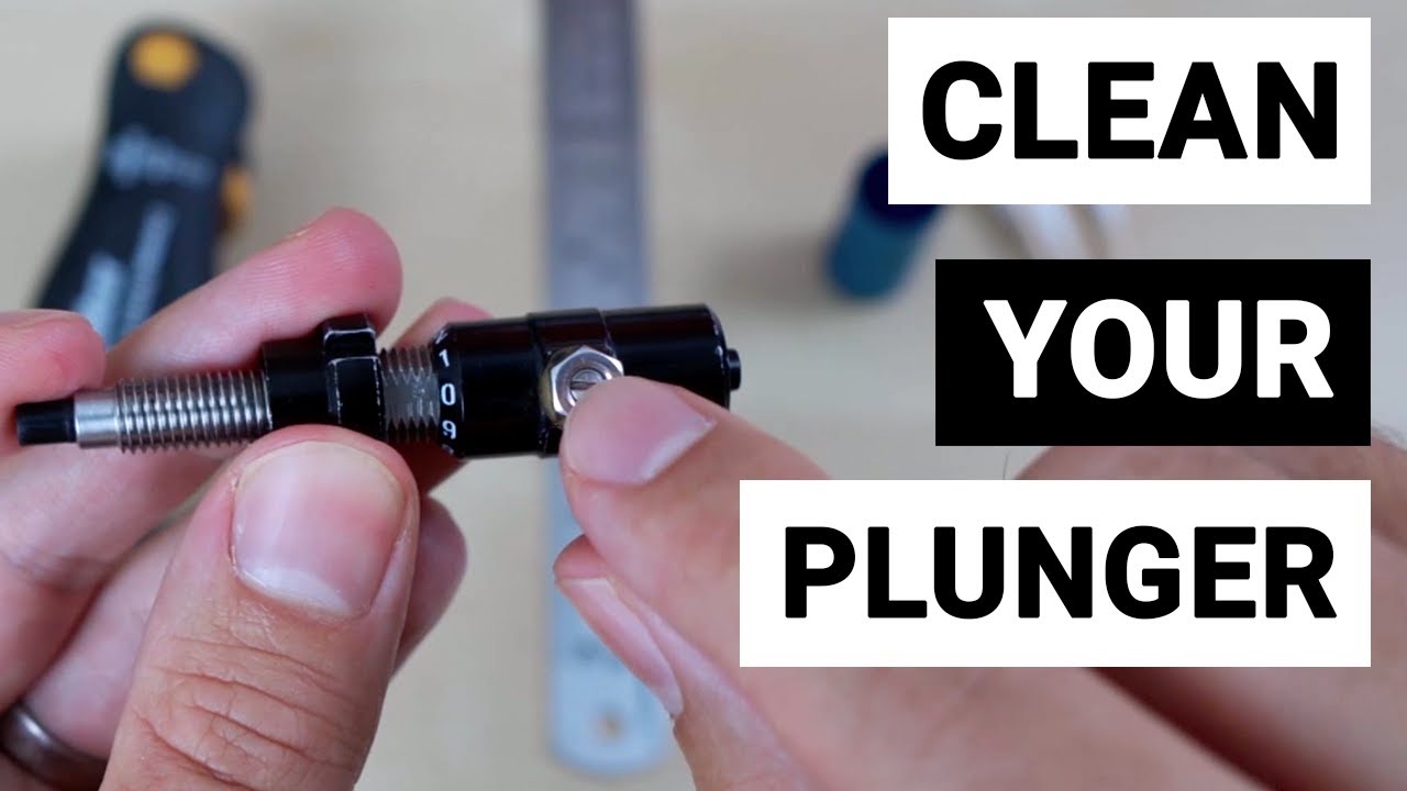 How to clean your plunger button