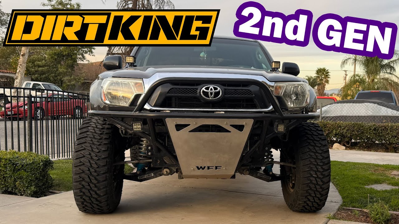 TOYOTA TACOMA with DIRT KING Long Travel Suspension! PT: 1 Front