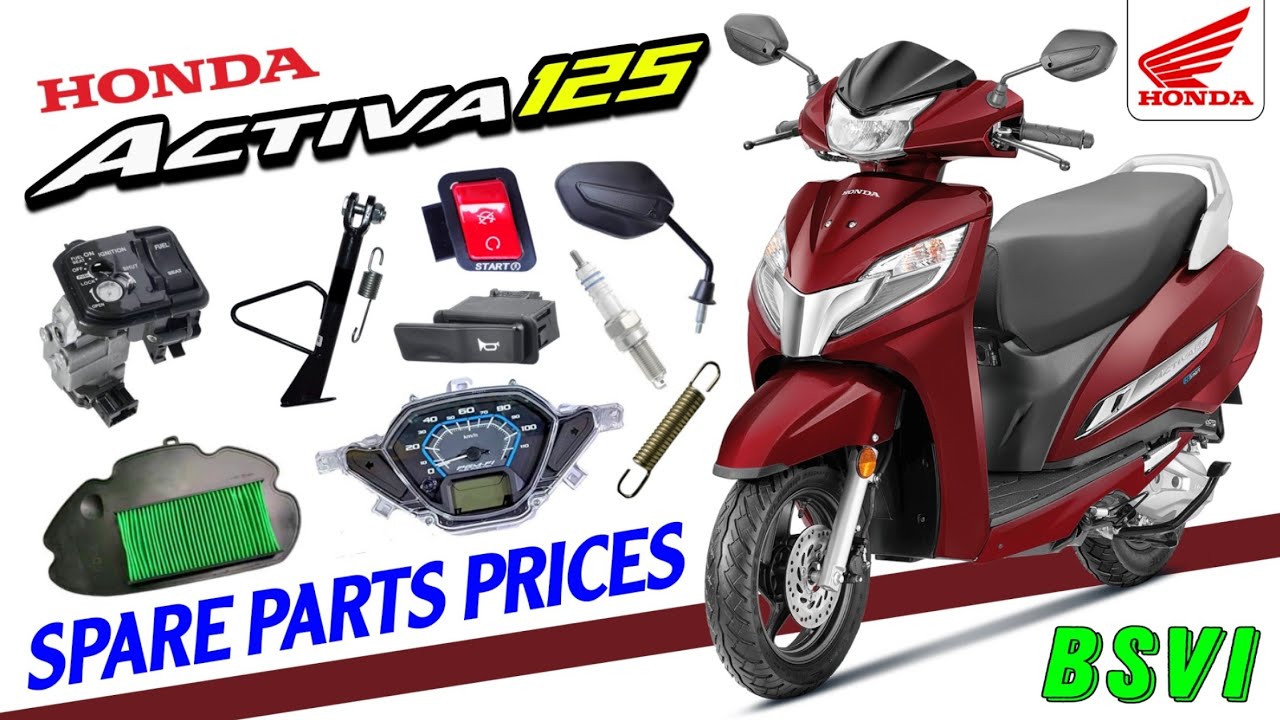 Honda Activa 125 BS6 Spare Parts Price🩸+91 98932 35053 ☎️ Home Delivery 🚚🇮🇳 #activa125bs6